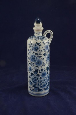 Delftsblauwe jeneverkruik, jeneverkruik, Jug, Carafe, Cruche, Schnapskrug